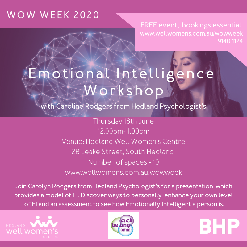 Emotional Intelligence Workshop in Hedland