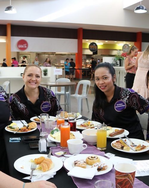 Pink Pilbara Breakfast Attendees in Hedland
